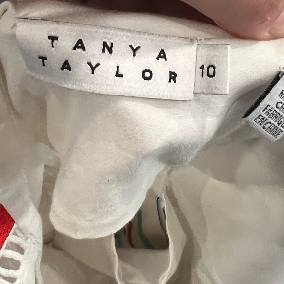 Tanya Taylor Saci Dress Grosgrain Stripes Size 10 - Picture 7 of 9